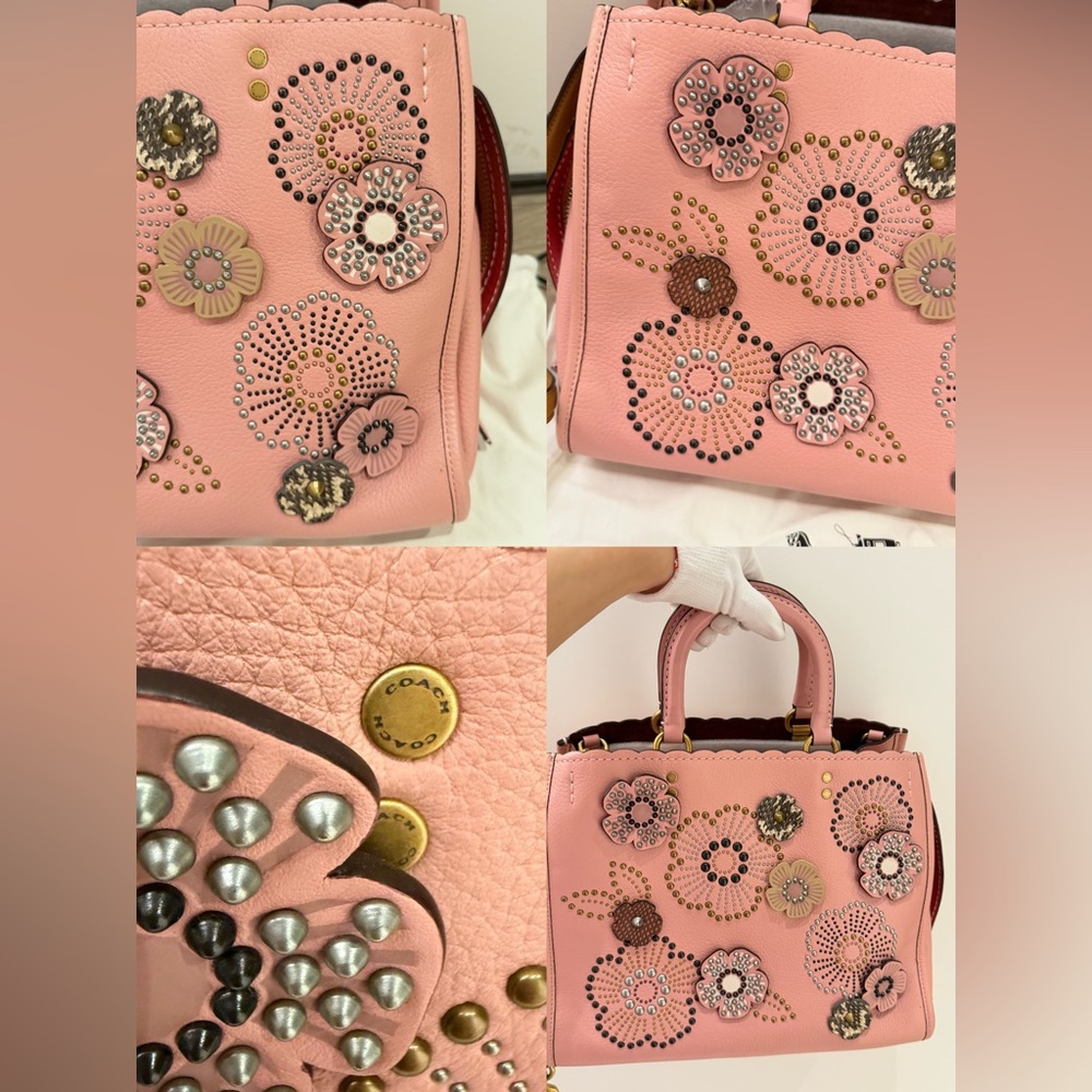 Coach 1941 Rogue 31 With Tea Rose Rivets Peony - Picture 15 of 15
